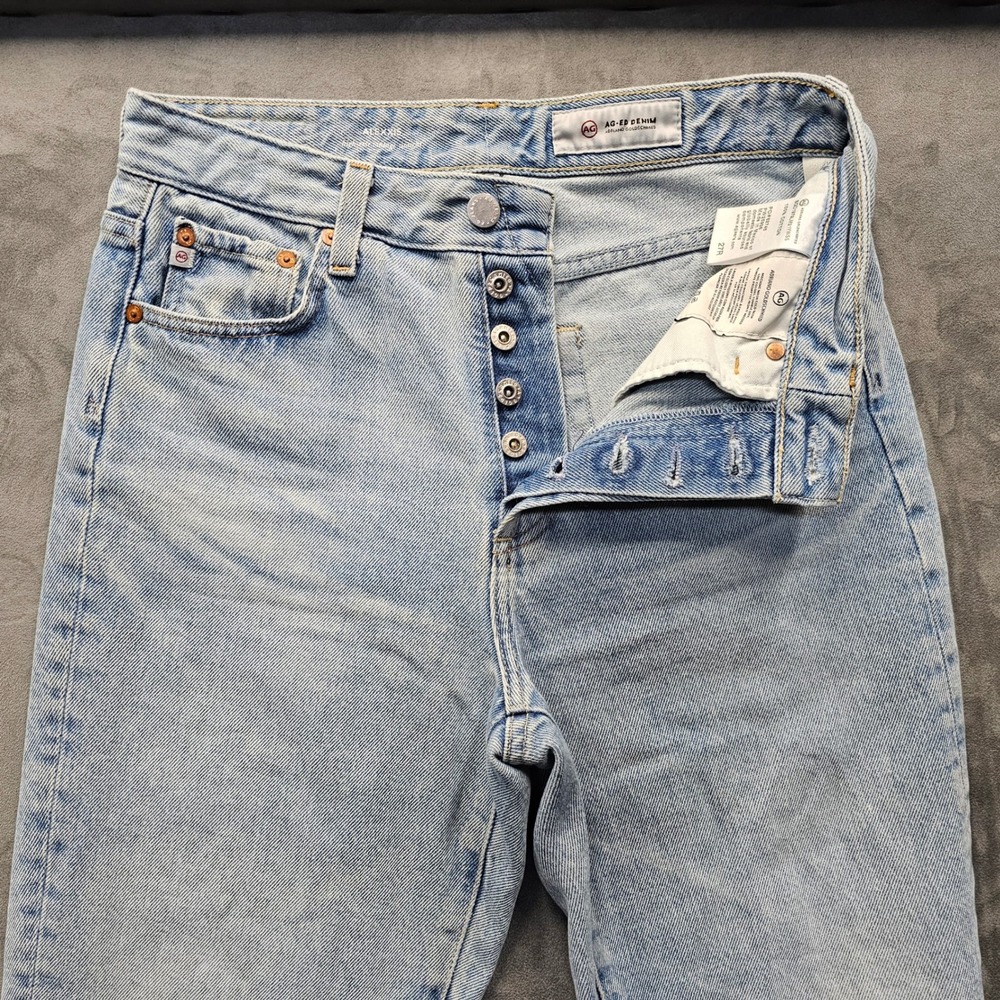 AG ADRIANO GOLDSCHMIED Alexxis High-Rise Vintage Straight Light Wash 27R (29)